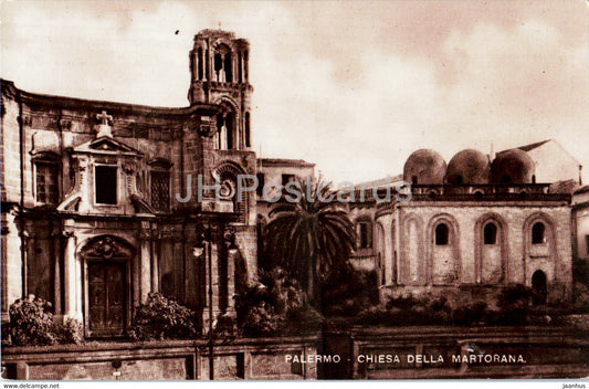 Palermo - Chiesa Della Martorana - church - old postcard - Italy - unused - JH Postcards