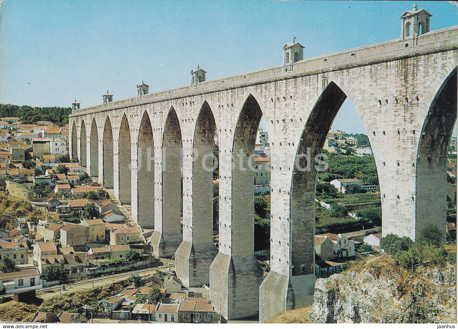 Aqueduto das Aguas Livres - Aquaduct of Lisbon - Lisboa - 1971 - Portugal - used - JH Postcards