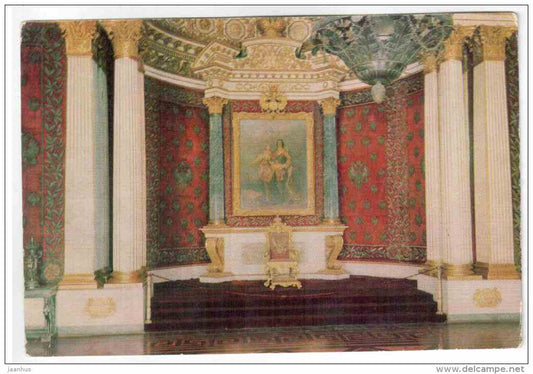 Winter Palace - Peter Hall - halls of the Hermitage I - Leningrad - St. Petersburg - 1968 - Russia USSR - unused - JH Postcards