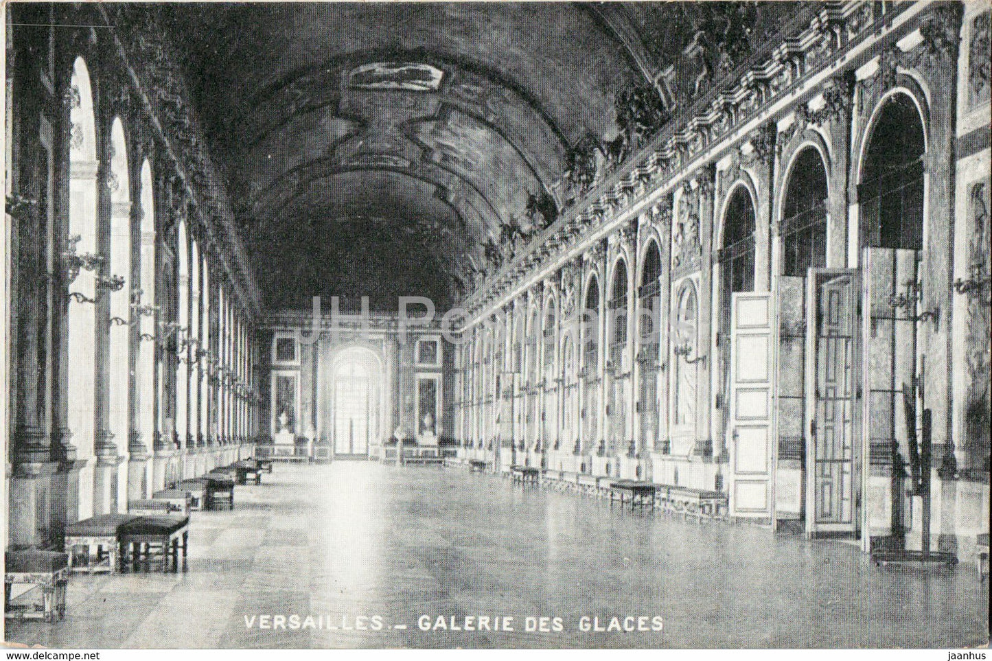 Versailles - Galerie des Glaces - old postcard - France - unused - JH Postcards
