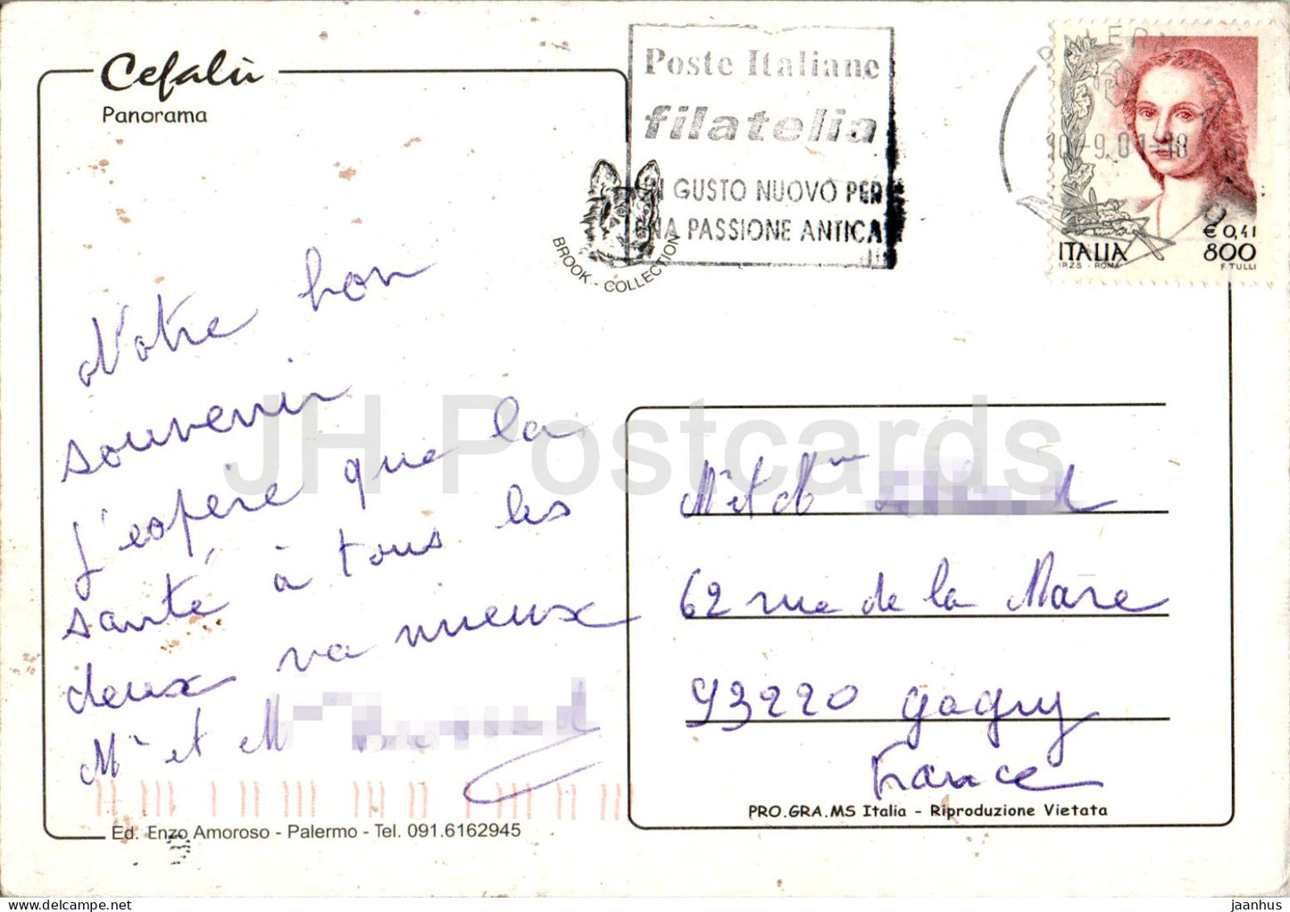 Cefalu - panorama - 2001 - Italy - used