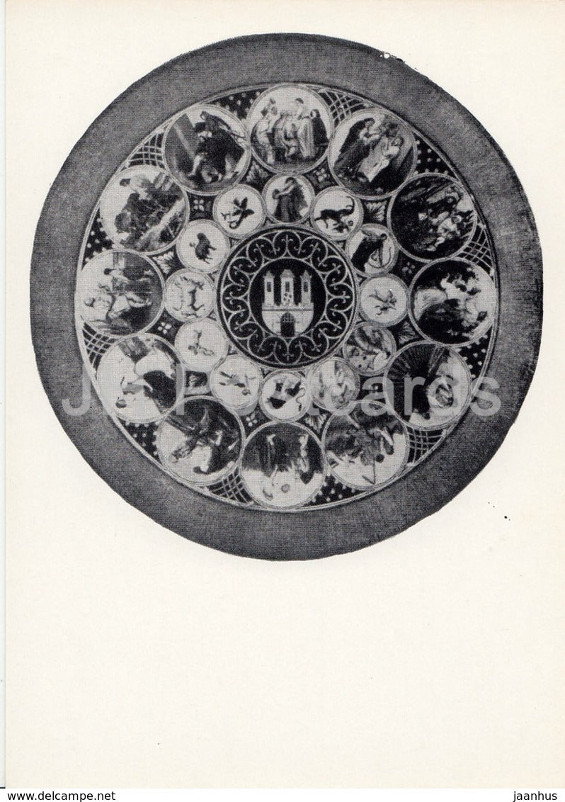 Painting by Josef Manes - Zodiac Signs . From clock face of Prague City Hall - Czech art - 1971 - Russia USSR - unused - JH Postcards