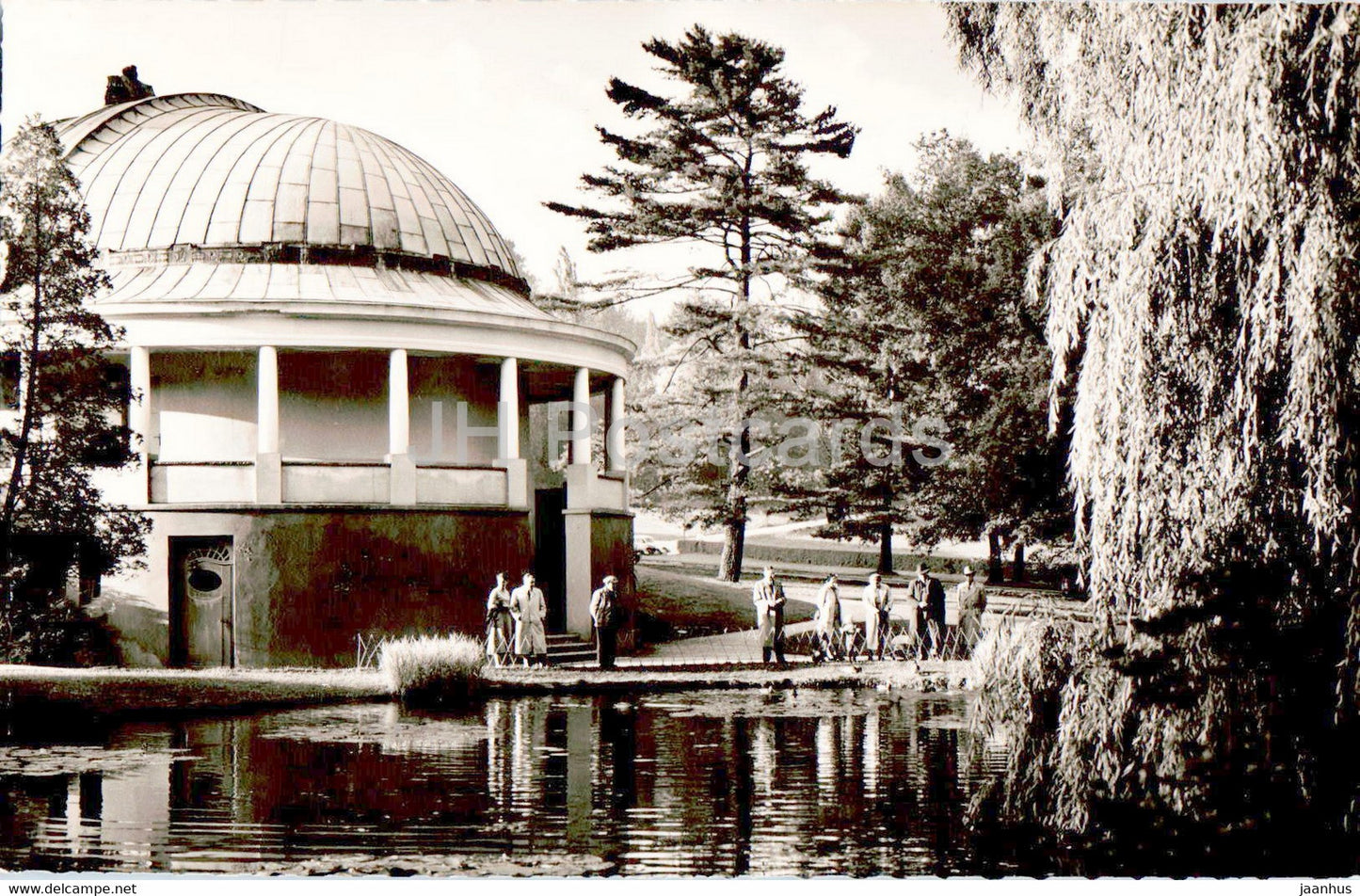 Bad Wildungen - Fackelteich - old postcard - Germany - unused - JH Postcards