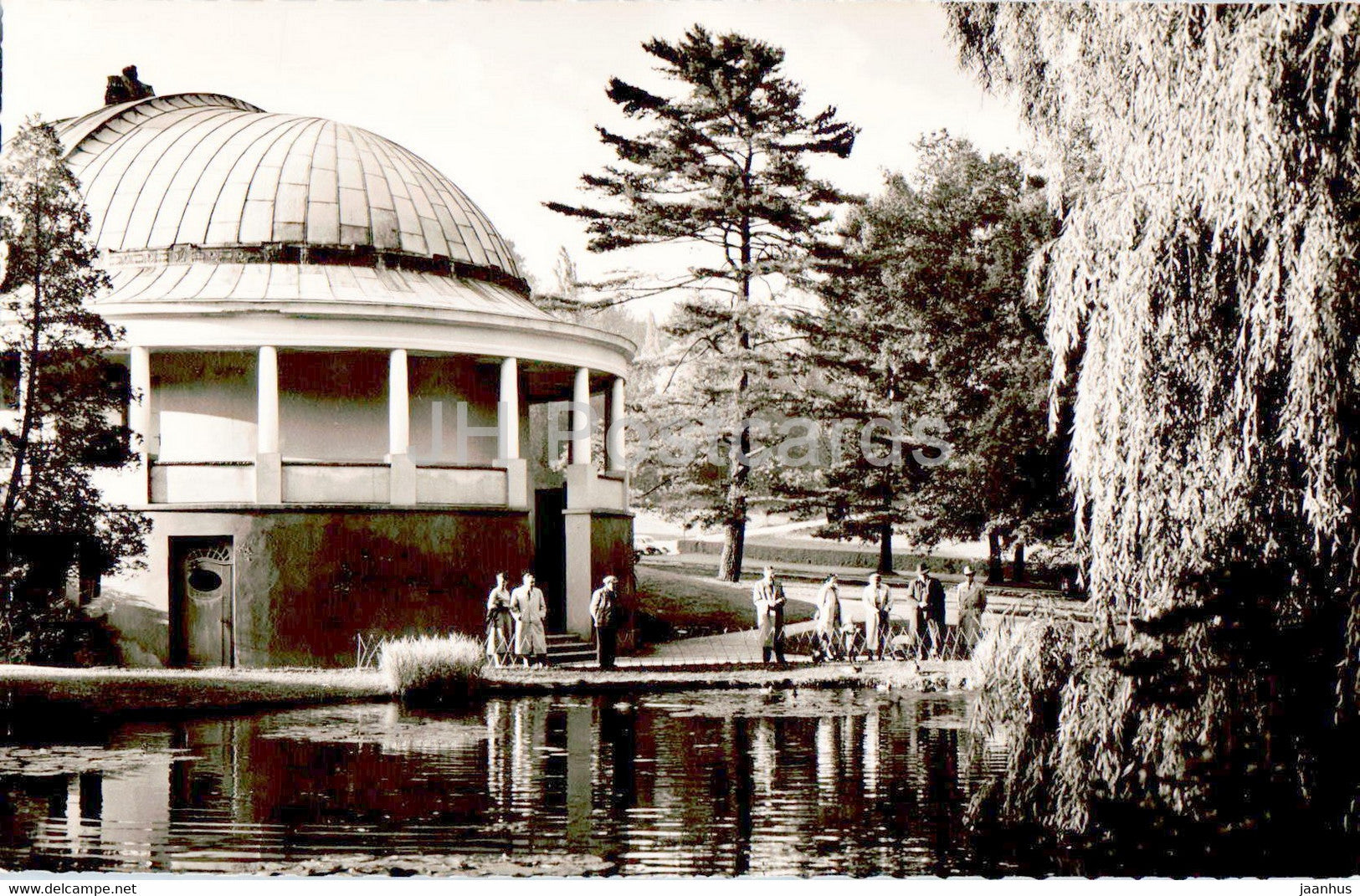 Bad Wildungen - Fackelteich - old postcard - Germany - unused - JH Postcards