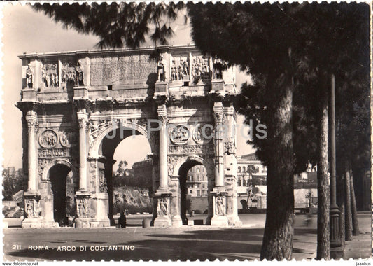 Roma - Rome - Arco di Costantino - Arch of Constantine - old postcard - 1936 - Italy - Italia - used - JH Postcards