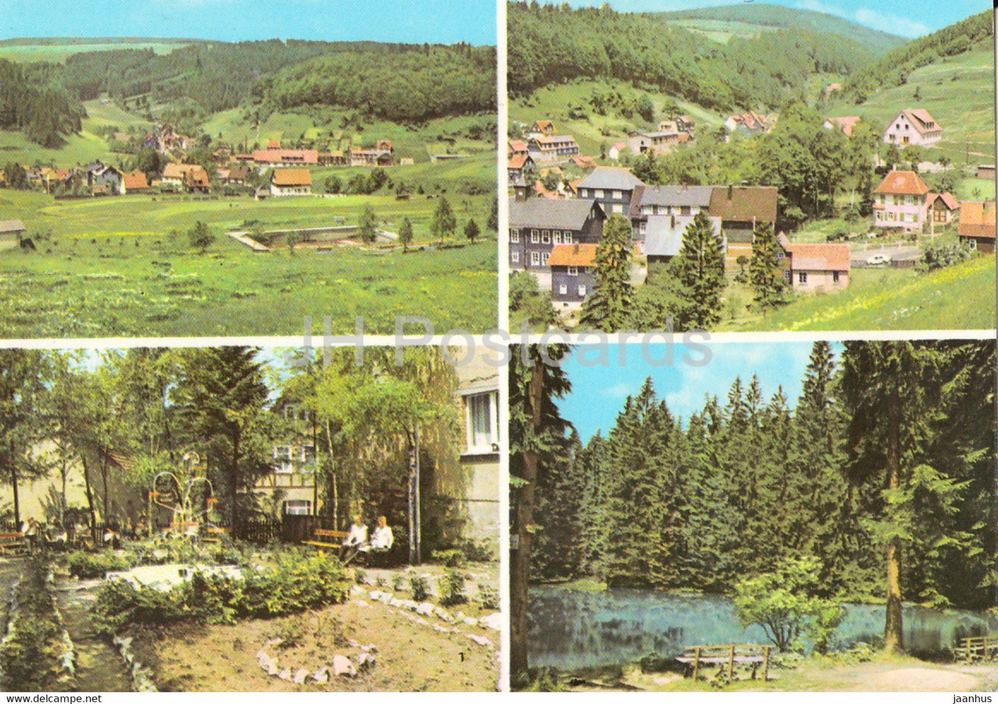 Fehrenbach - Parkanlage - Werrateich - Germany DDR - unused - JH Postcards