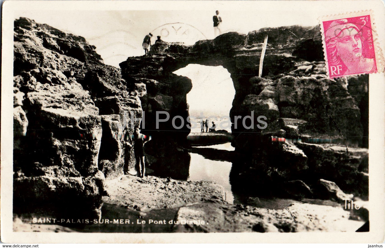 Saint Palais sur Mer - Le Pont du Diable - old postcard - France - used - JH Postcards