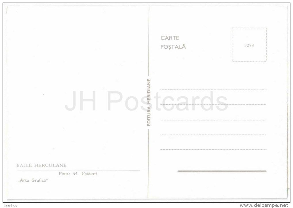 bus - Baile Herculane - 3278 - Romania - unused - JH Postcards