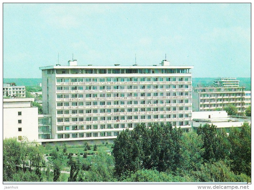 sanatorium Rossiya - Yessentuki - Caucasus - Russia USSR - 1984 - unused - JH Postcards