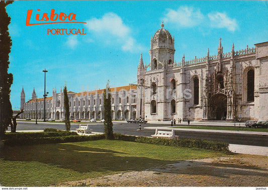Lisbon - Lisboa - Mosteiro dos Jeronimos - monastery - cloister - 1 - 594 - Portugal - unused - JH Postcards