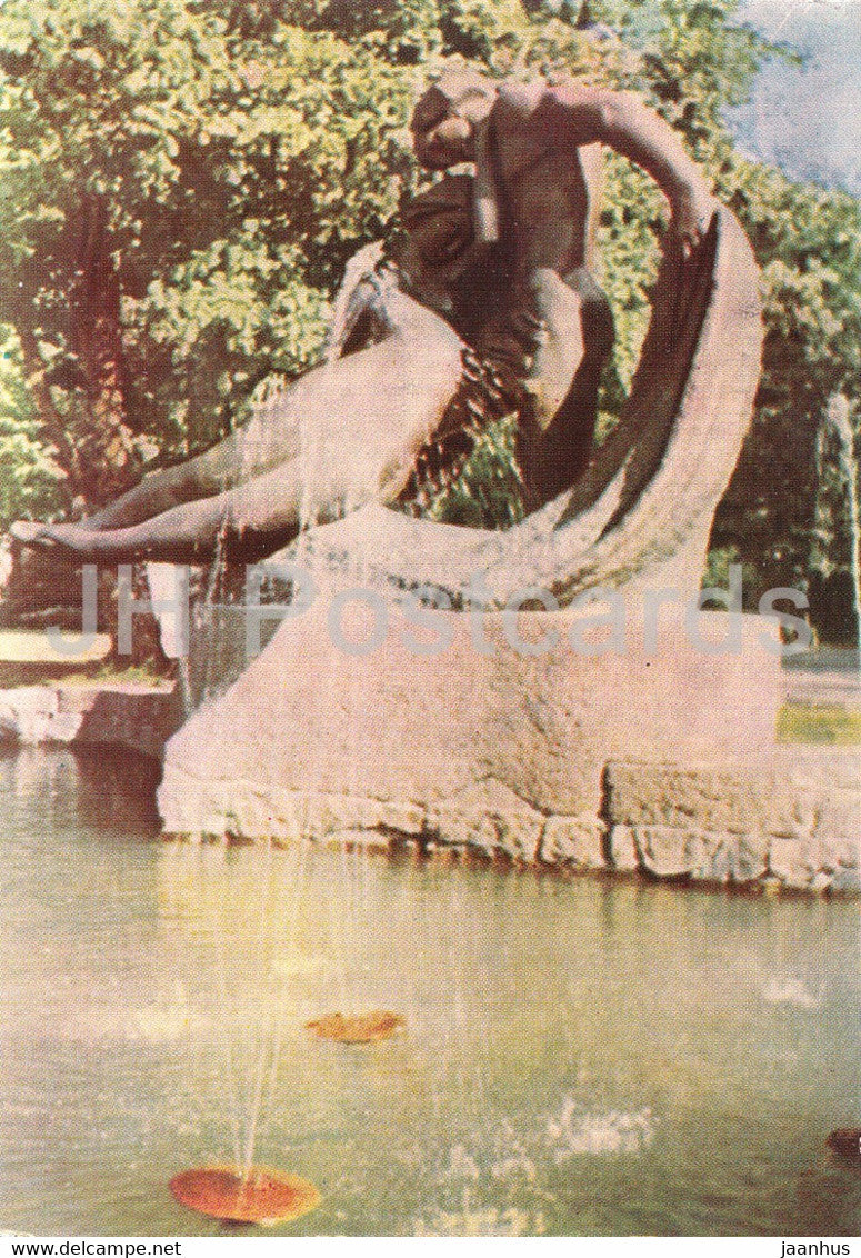 Palanga - Jurate and Kastytis - sculpture - 1 - Lithuania USSR - unused - JH Postcards