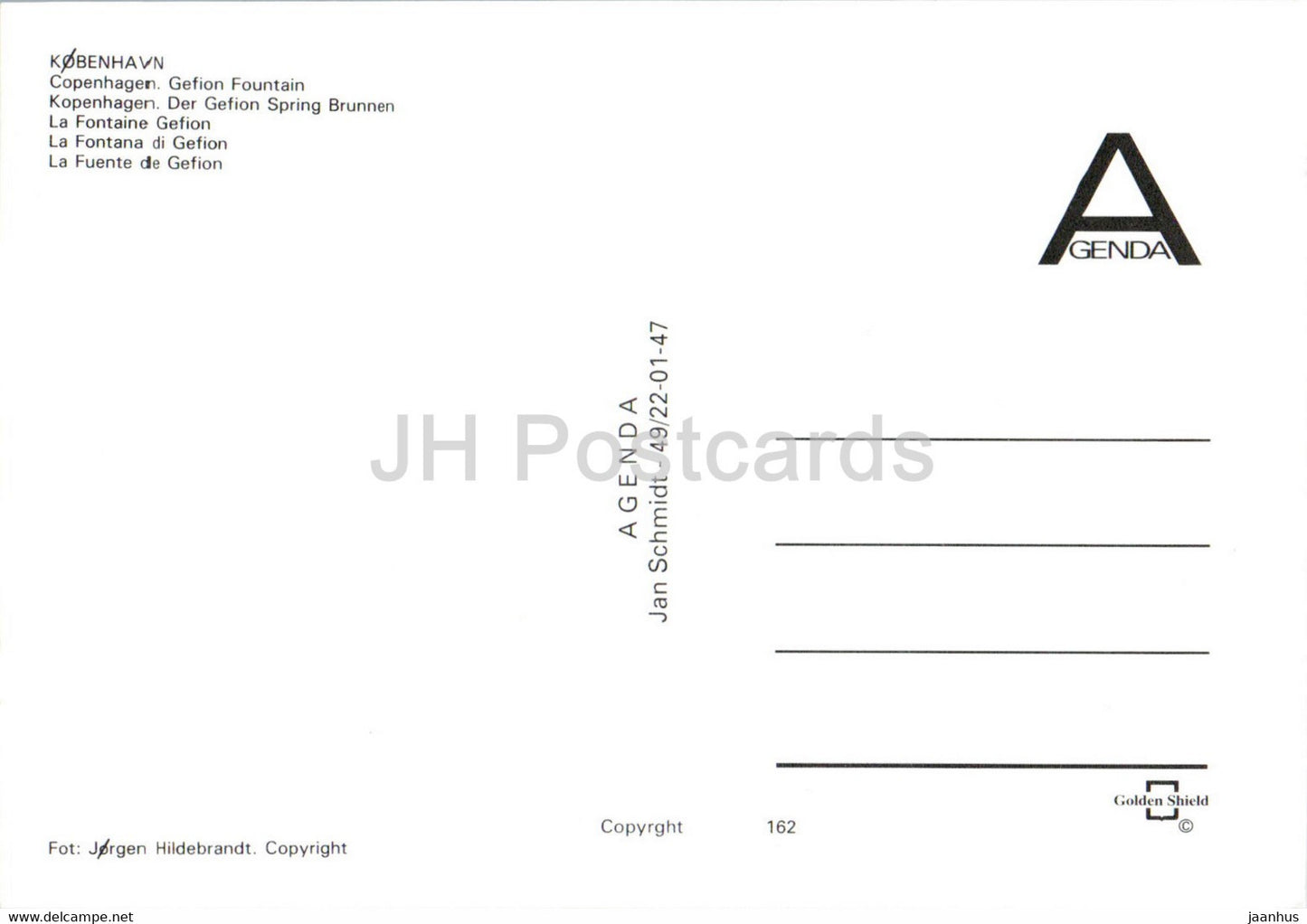 Kopenhagen – Gefion-Brunnen – 162 – Dänemark – unbenutzt