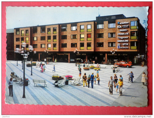 Renmarksplan - car - Umea - 6838-1 - Sweden - sent from Sweden to Estonia USSR 1981 - JH Postcards