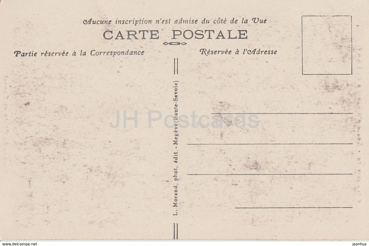 Savoie - Route d'Ugine a Flumet - Gorges de l'Arly et Tunnel - 319 - old postcard - France - unused