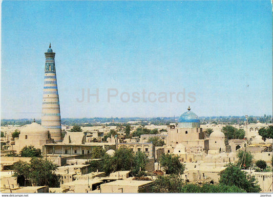 Khiva - General view of the town - 1984 - Uzbekistan USSR - unused - JH Postcards