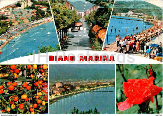 Diano Marina - multiview - 86 - 1971 - Italy - used - JH Postcards