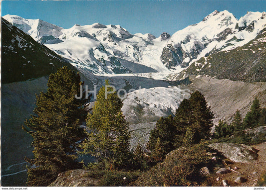 Am Bovalweg - Morteratschgletscher mit Berninagruppe - 162 - Switzerland - unused - JH Postcards