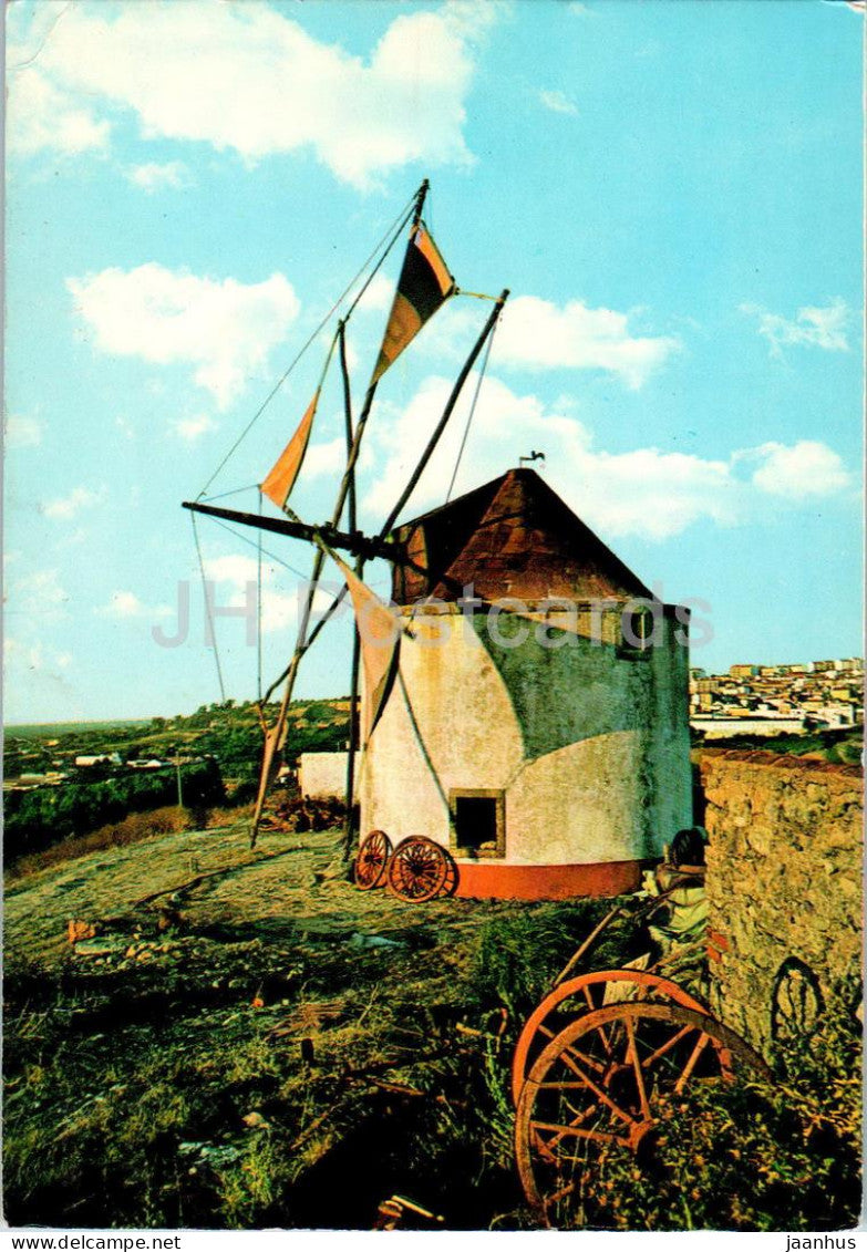 Palmela - Mill - windmill - 501 - Portugal - used - JH Postcards