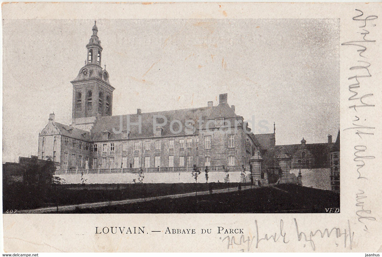 Louvain - Leuven - Abbaye du Parck - old postcard - 1915 - Belgium - used - JH Postcards