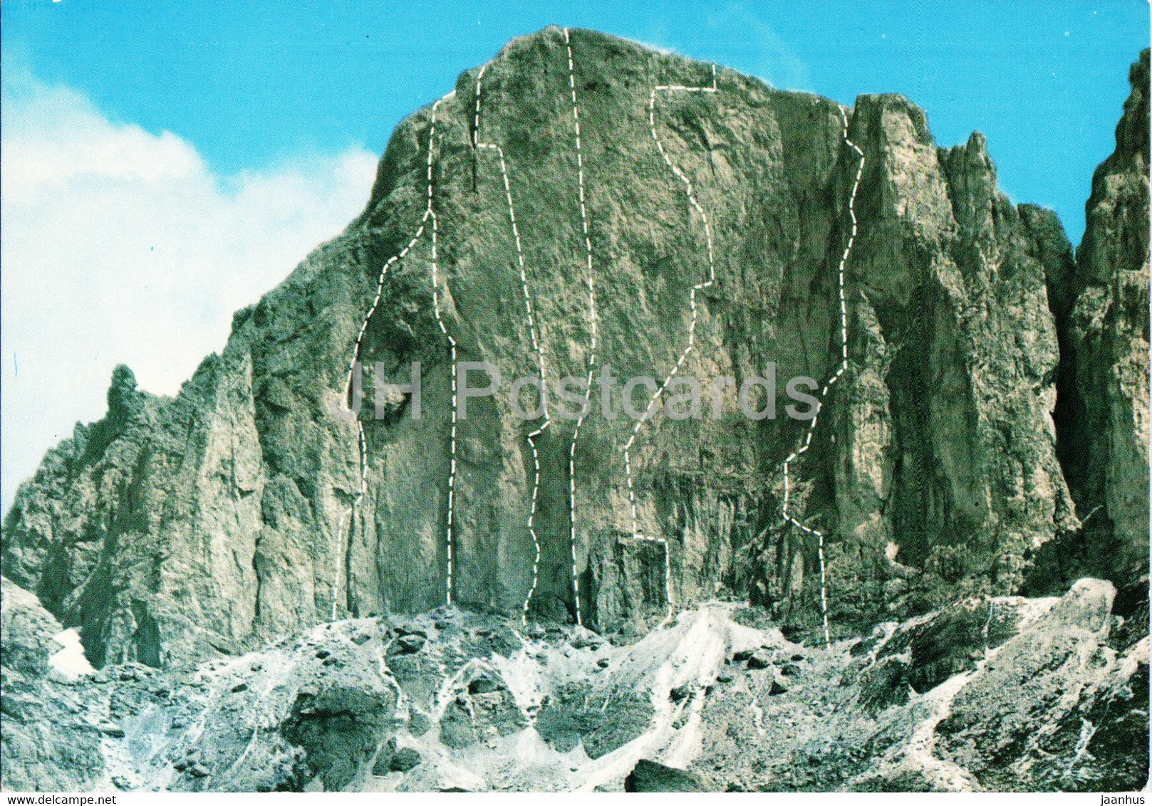 Dolomiti del Catinaccio - Roda di Vael - Parete Rossa - Via Eisenstecken - Via Abram Schrott - Italy - unused - JH Postcards