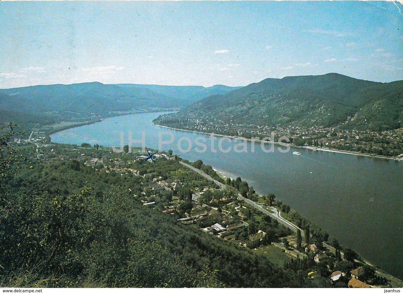 Duna Kanyar - Danube river bend - 1984 - Hungary - used - JH Postcards