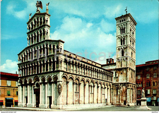 Lucca - S Michele - 4 - 1969 - Italy - used - JH Postcards