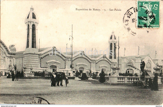 Exposition de Nancy - Les Palais - 5 - old postcard - 1909 - France - used - JH Postcards