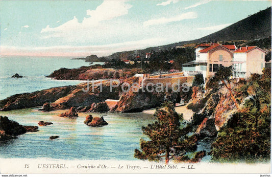 L'Esterel - Corniche d'Or - Le Trayas - L'Hotel Sube - 12 - old postcard - France - unused - JH Postcards
