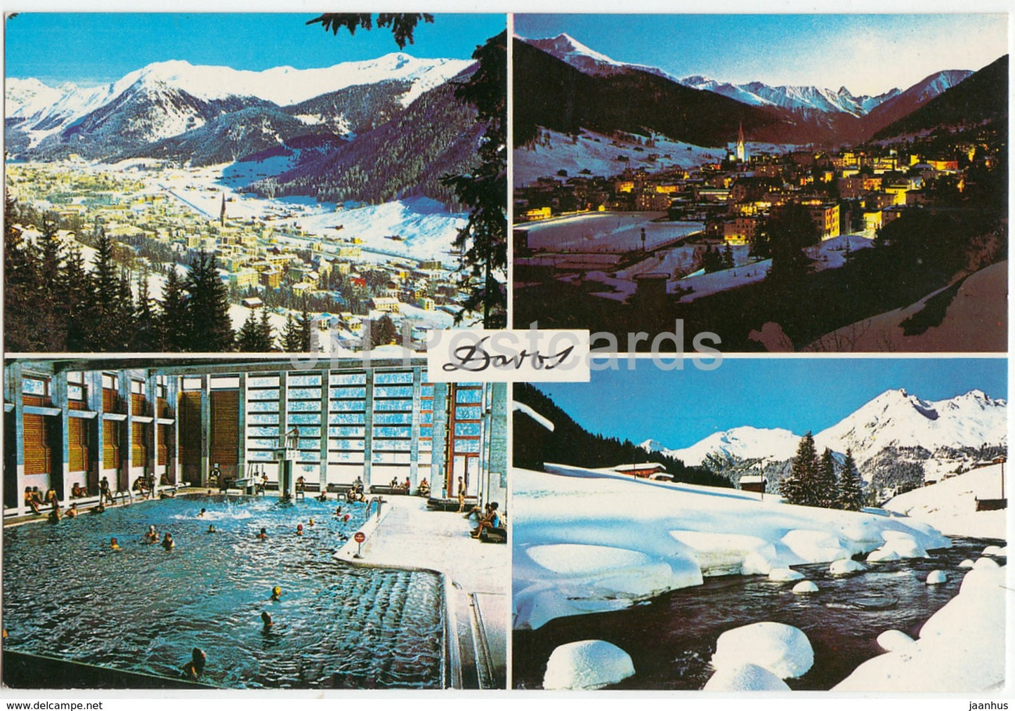 Davos - Hallenbad - Dischmatal - pool - 2101 - Switzerland - unused - JH Postcards