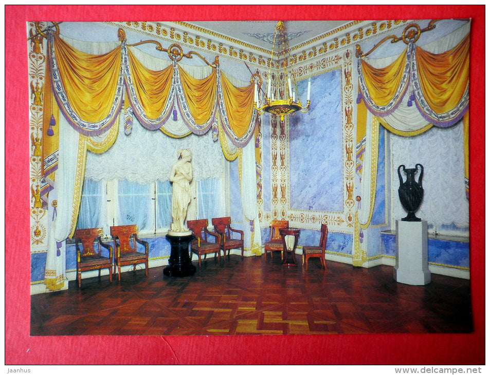 The Corner Drawing Room - The Pavlovsk Palace - Pavlovsk - 1985 - Russia USSR - unused - JH Postcards