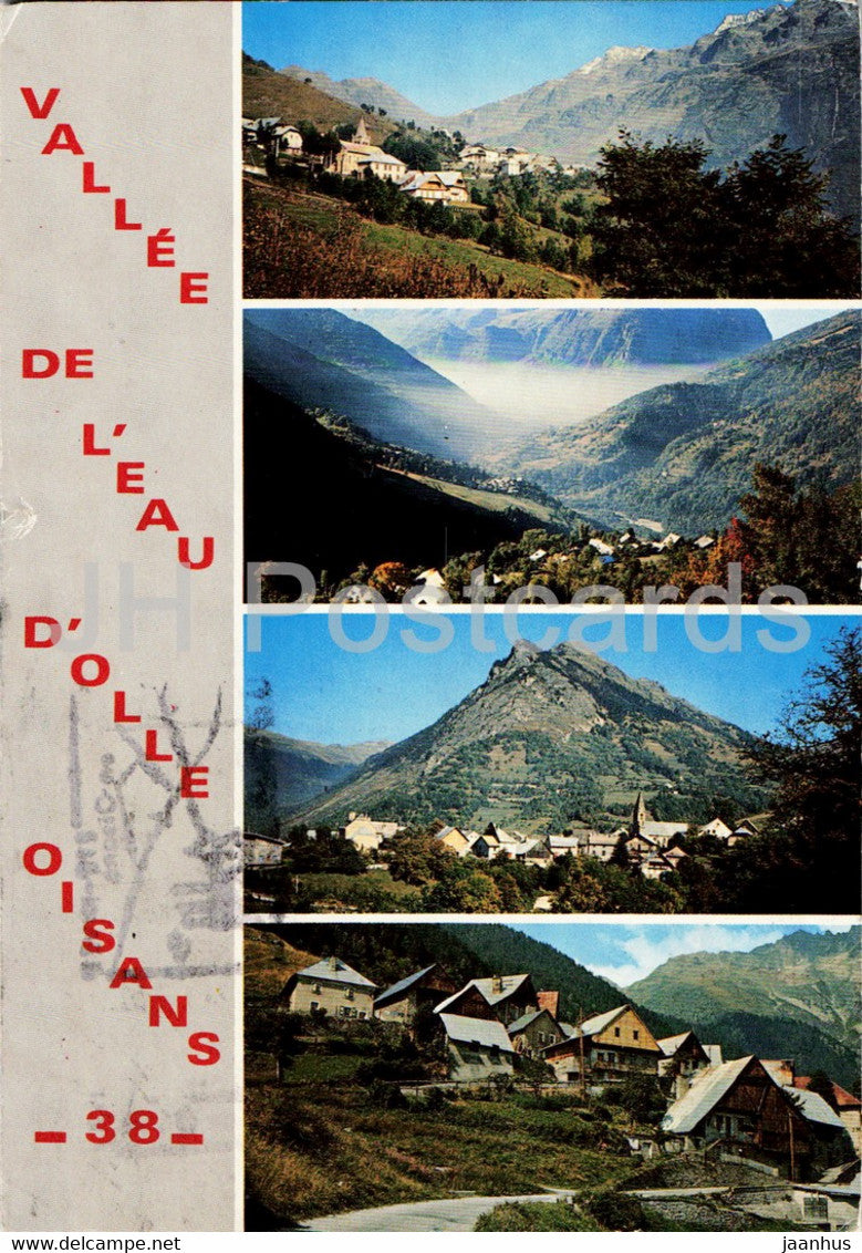 Vallee de Leau D'Olle Oisans - 38 - 1972 - France - used - JH Postcards