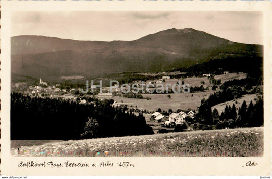 Luftkurort Bayr Eisenstein m Arber 1457 m - old postcard - 1952 - Germany - used - JH Postcards