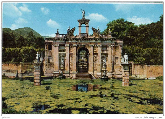 Pediglione di Diana Cacciatrice nella Villa Pizzoni Ardemani - Valsanzibio - Veneto - Padova  Italia - Italy - unused - JH Postcards