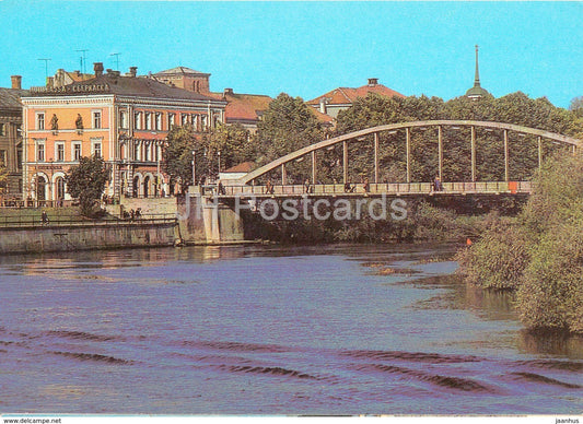 Bridge over Emajõgi river - Tartu - postal stationery - 1983 - Estonia USSR - unused - JH Postcards