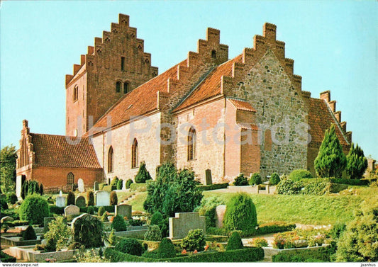 Hojby Kirke - church - 609 - Denmark – unused – JH Postcards