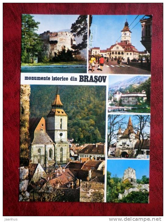 Brasov - historical monuments of Brasov - Romania - unused - JH Postcards