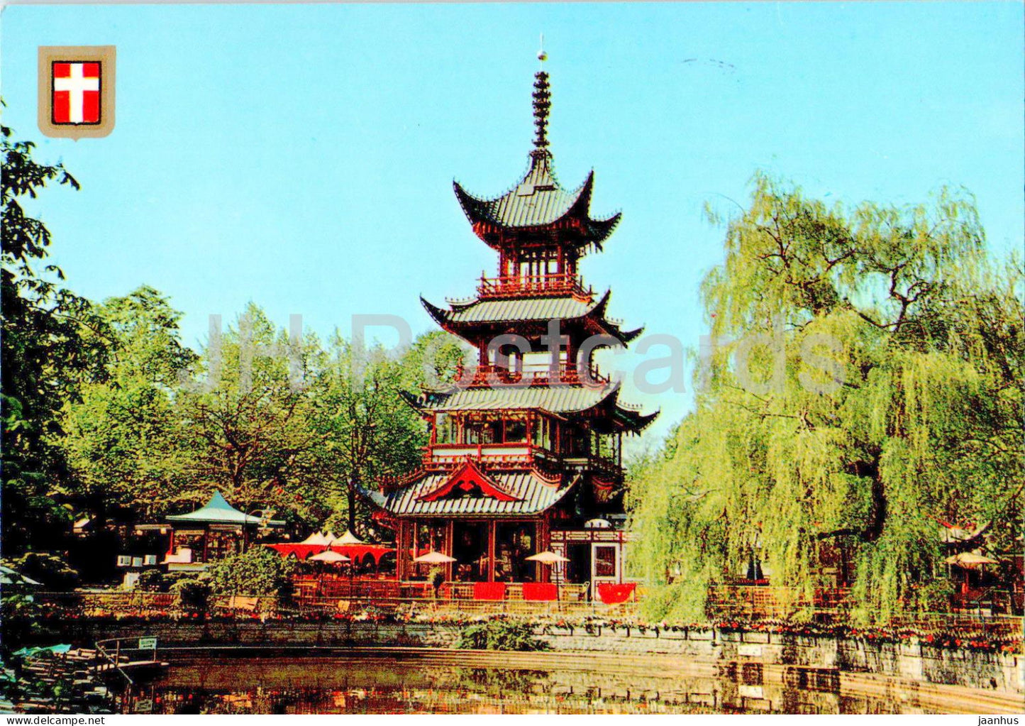 Copenhagen - Kobenhavn - Tivoli - 89 - 1994 - Denmark - used - JH Postcards