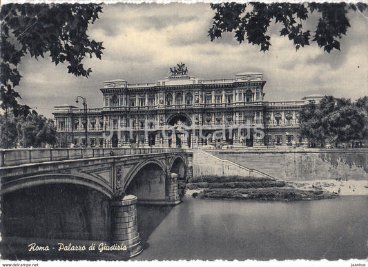 Roma - Rome - Palazzo di Giustizia - Palace of Justice - old postcard - 1953 - Italy - used - JH Postcards