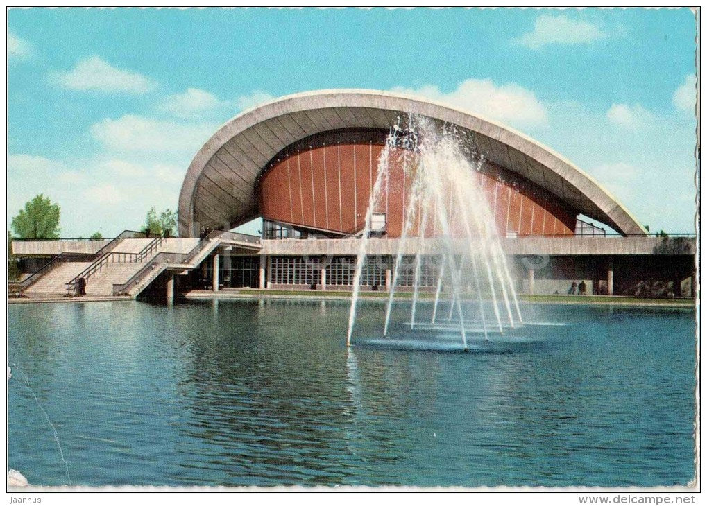 Berlin - Kongresshalle - Germany - 1968 gelaufen - JH Postcards