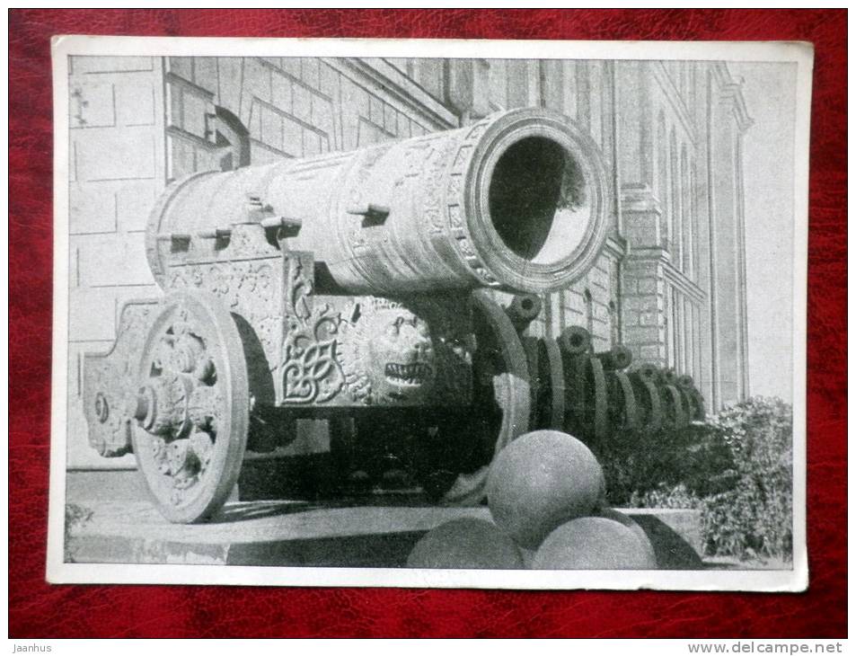 Moscow - Tsar cannon - 1946 - Russia - USSR - unused - JH Postcards