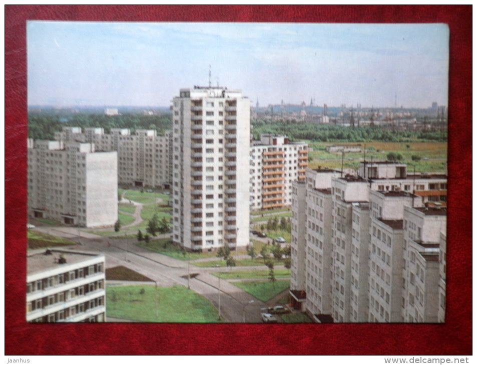 The new Housing Development in Väike-Õismäe - Tallinn - 1985 - Estonia USSR - unused - JH Postcards