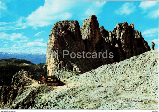 Dolomiti del Catinaccio - Rifugio Passo Santner - Croda Laurino - Italy - unused - JH Postcards
