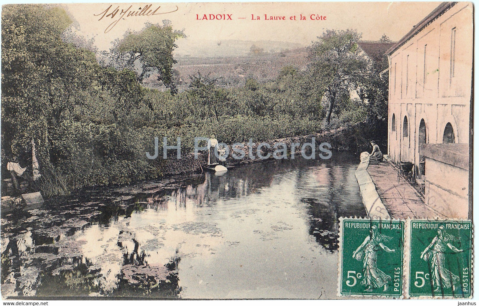 Ladoix - La Lauve et la Cote - old postcard - France - used - JH Postcards
