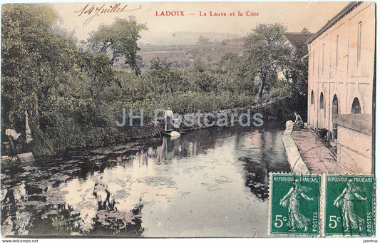 Ladoix - La Lauve et la Cote - old postcard - France - used - JH Postcards