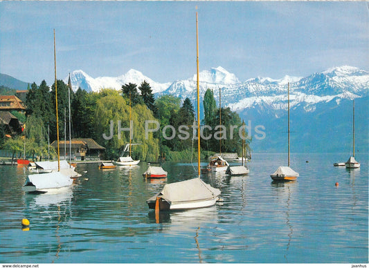 Hilterfingen am Thunersee - sailing boat - 2821 - 1981 - Switzerland - used - JH Postcards