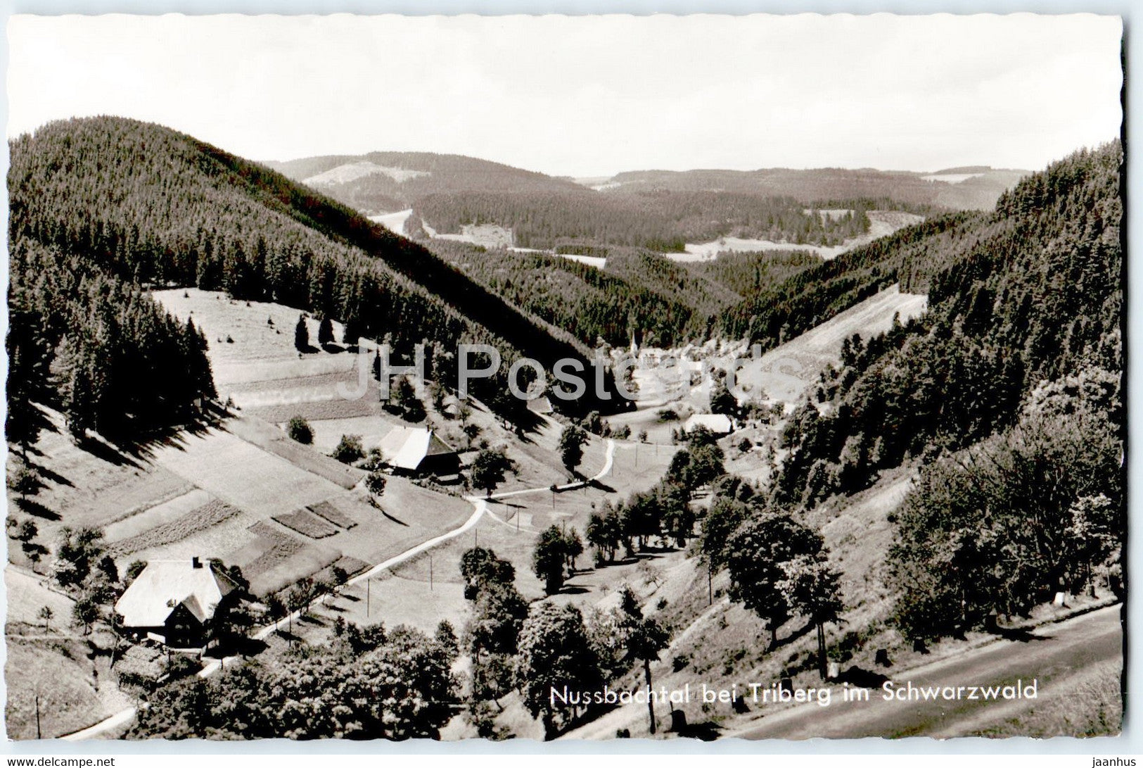 Nussbachtal bei Triberg im Schwarzwald - old postcard - Germany - unused - JH Postcards