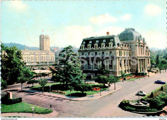 Lausanne - Palais du Tribunal Cantonal et la Tour Bel Air - Palace of the Cantonal Court - 8278 - Switzerland - used - JH Postcards