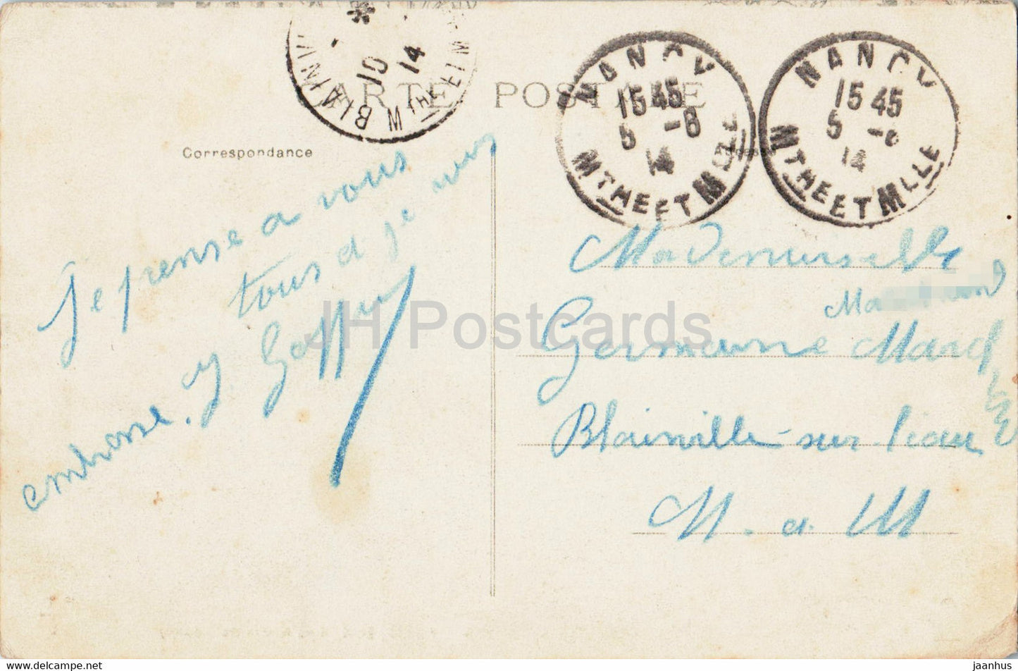 Perigueux - Les Allees de Tourny - 205 - old postcard - 1914 - France - used