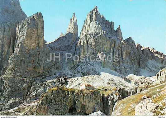Dolomiti - Rifugio Vajolet - Torri del Vajolet - 1972 - Italy - used - JH Postcards
