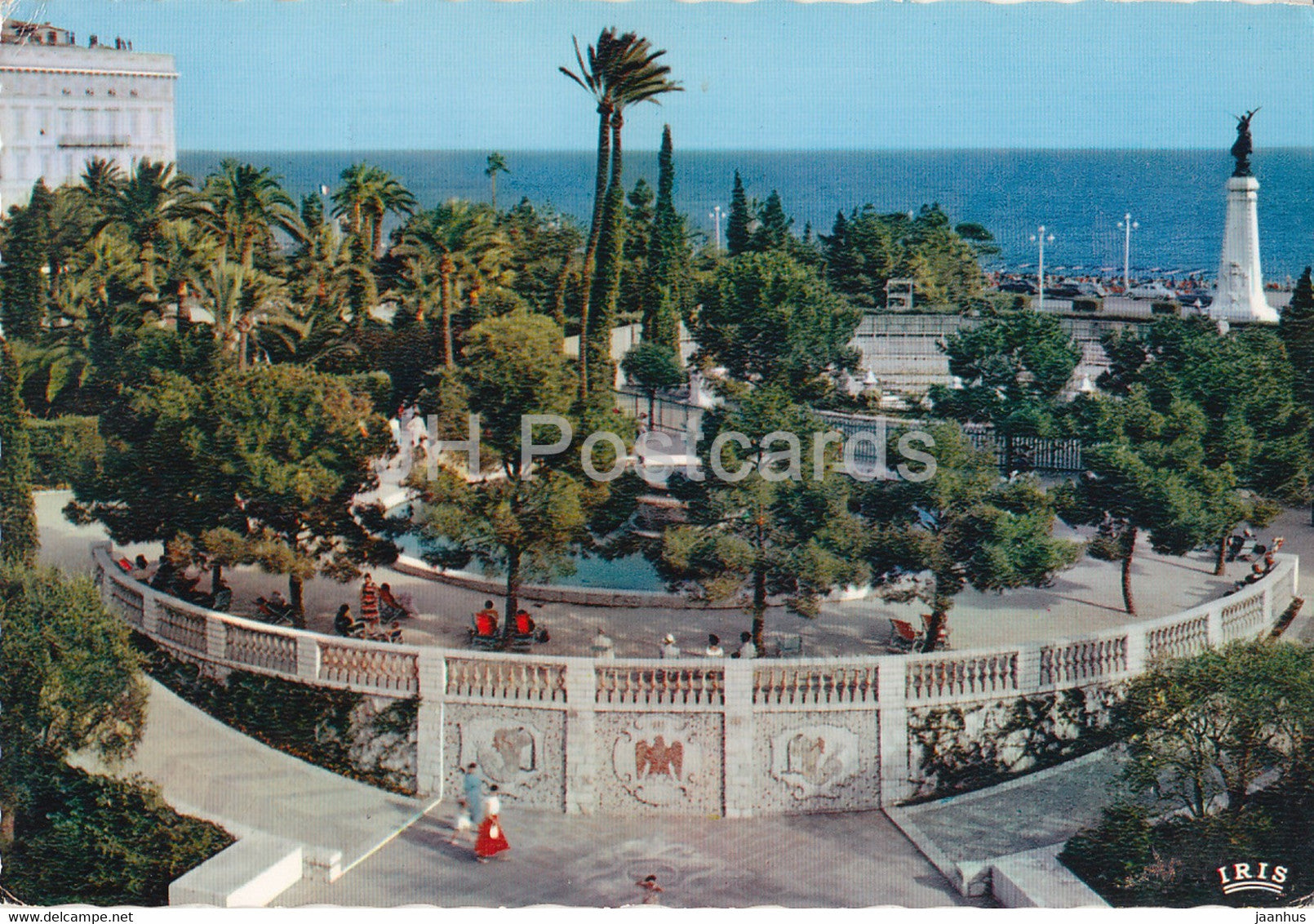Nice - Les Jardins Albert I - Theatre de Verdure - garden - Reflets de la Cote d'Azur - 1961 - France - used - JH Postcards
